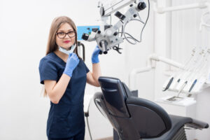 portrait-beautiful-female-dentist-modern-dental-office_10069-2487